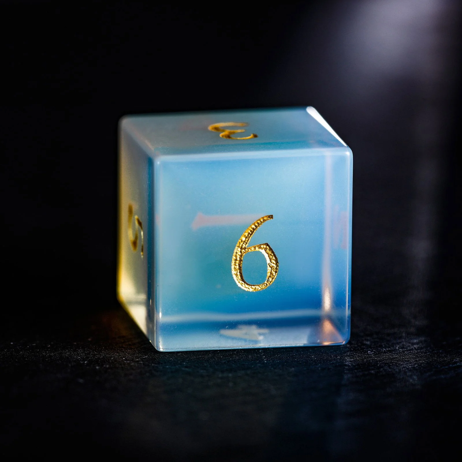 Opalite Gemstone DnD D&D Dice Set - Image 4