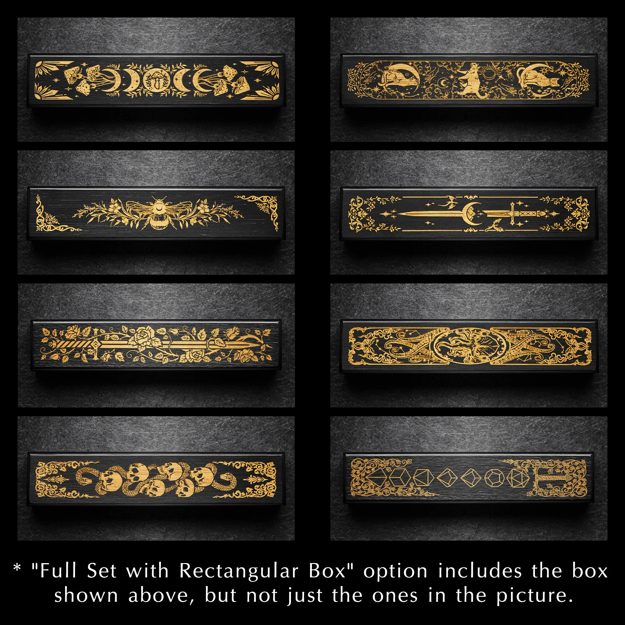 Opalite Gemstone DnD D&D Dice Set - Image 10