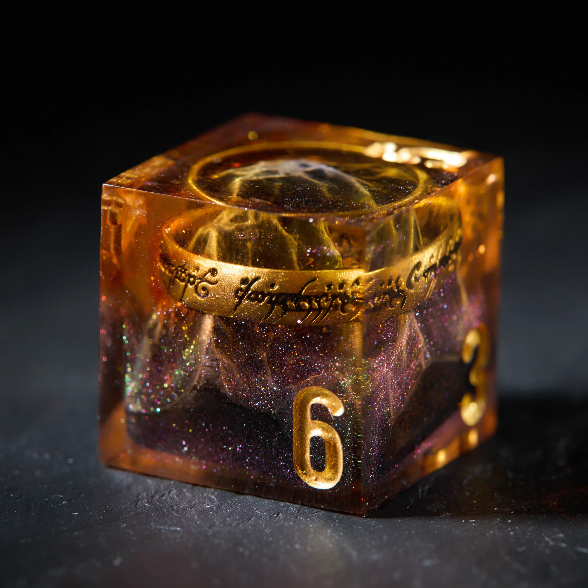 The One Ring and Mount Doom Resin Dice - Image 3